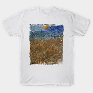 Vincent Van gogh wheat fields T-Shirt